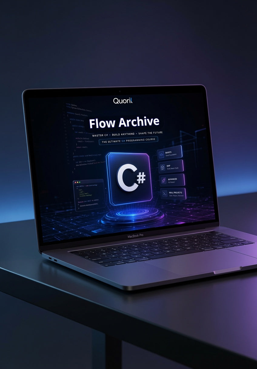 laptop "Flow Archive" by Quoril