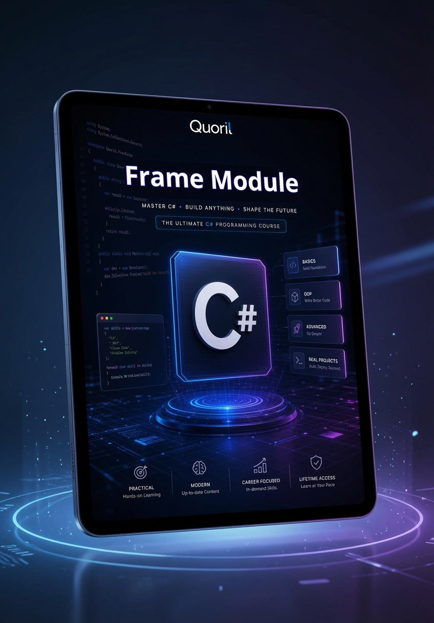 "Frame Module" on tablet