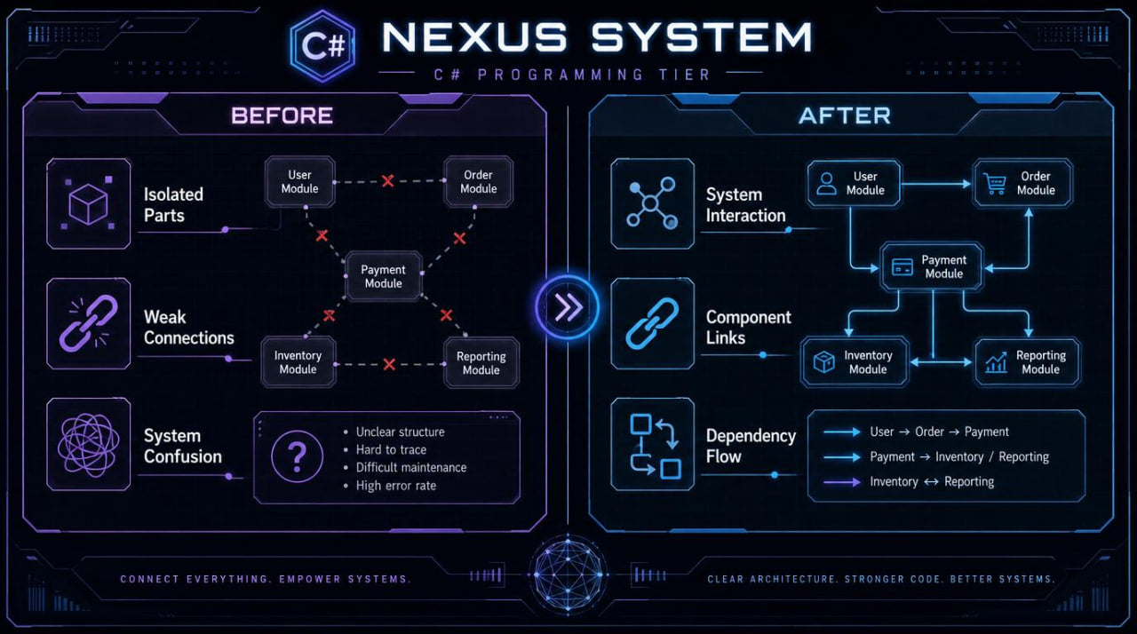 inphographic before/after "Nexus System"