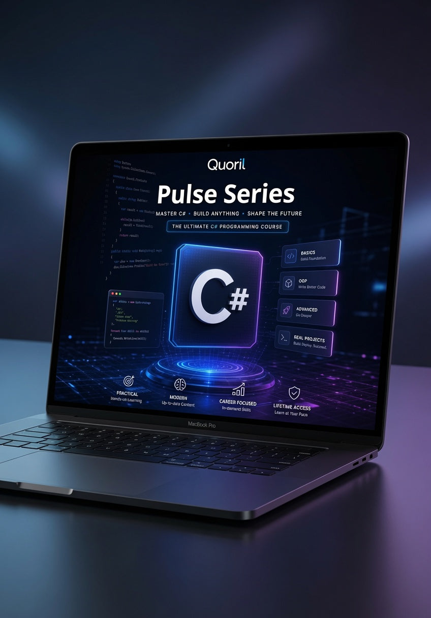 "Pulse Series" on laptop
