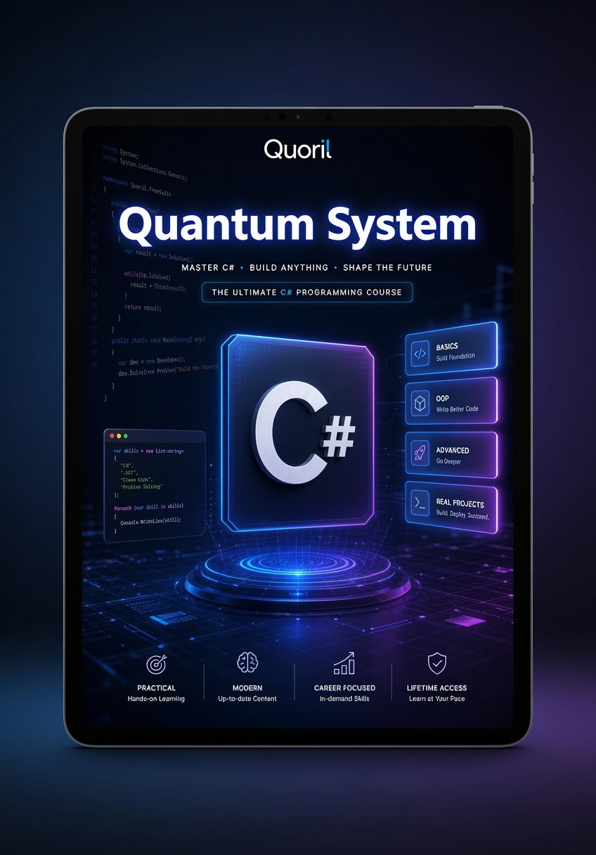 "Quantum System" on tablet