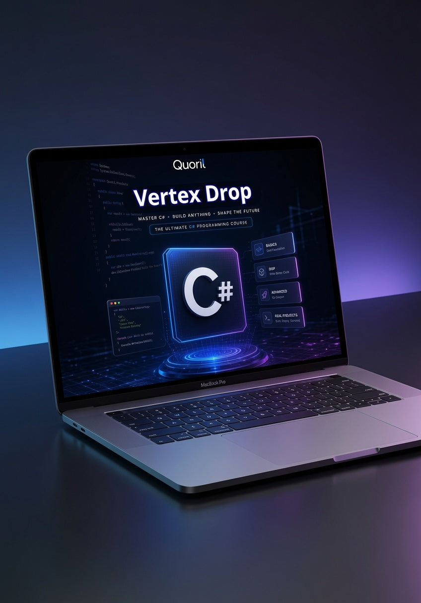 "Vertex Drop" on laptop
